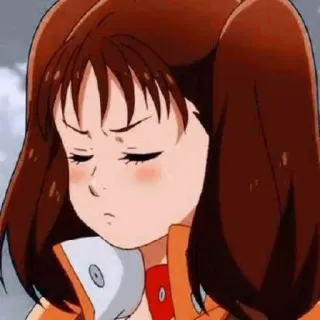 ✨ 17109665 Anime, Cartone animato, Donna, Ragazza, Faccia, Espressione telegram sticker