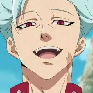 ✨ 6a1ecd99 Ban Seven Deadly Sins Anime, Manga, Ban, Seven Deadly Sins, peccato della volpe, immortalità telegram sticker