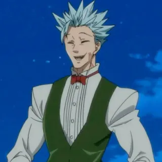 ✨ 84d6a3e6 Ban Seven Deadly Sins Anime, Personaggio, Peccato della Volpe, Ban l'immortale, Seven Deadly Sins telegram sticker