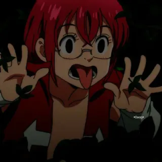 ✨ de9e3f07 Gowther Seven Deadly Sins Anime, Cartone animato, Gowther, Seven Deadly Sins, Divertente, Lingua, Occhiali telegram sticker