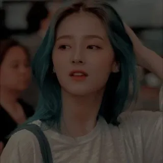 ✨ a9300459 femme, fille, portrait, beauté, cheveux, personne telegram sticker