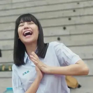 🔪 40b5e4d7 ส.ภ.ม. 女性, 笑顔, ポートレート, 制服, 幸せ telegram sticker