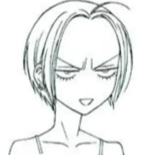 😠 8f387586 アニメ, マンガ, 怒り, 表情, 漫画 telegram sticker