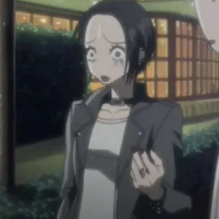 😳 aee9654f Nana Osaki Nana アニメ, マンガ, ゴス, パンク, 女性, ショック telegram sticker