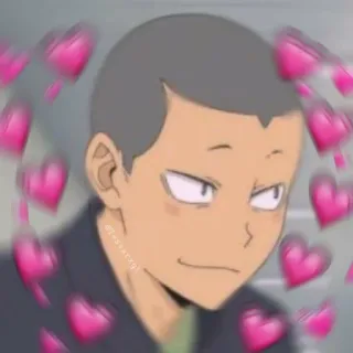 💕 2dabaa5e anime, heart, love, cute whatsapp sticker