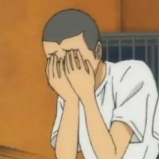 😞 bb7274c8 anime, crying, sad, character, cartoon, upset whatsapp sticker