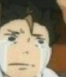 😭 d6b0ad79 crying, sad, emotional, anime whatsapp sticker