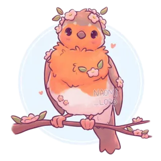 Nami_lord animals by @peach_artworld telegram stickers