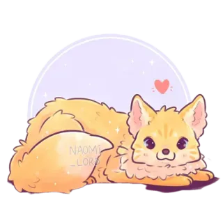 💛 5c5cf3a9 NAOMI_LORD gatto, carino, soffice, animale, kawaii, animale domestico telegram sticker