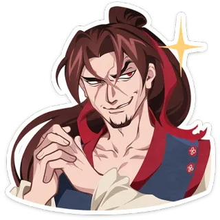 ⭐ 9c6f2104 Аниме, Манга, Персонаж, Самодовольный, Заговор, Злодей telegram sticker