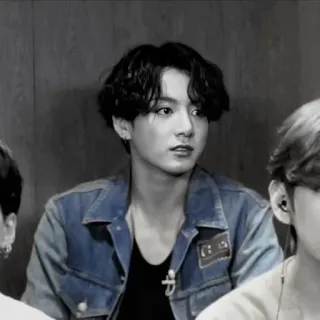 🌟 3fb6a4d9 Jungkook Jungkook, BTS, K-pop, penyanyi, potret telegram sticker