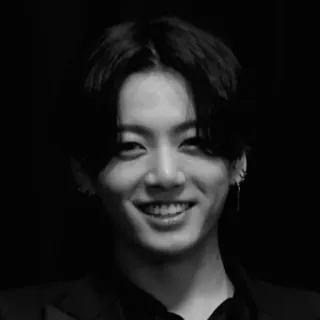 🌟 5eb3fad0 Jeon Jungkook orang, idola kpop, musisi, potret, pria, senyum telegram sticker