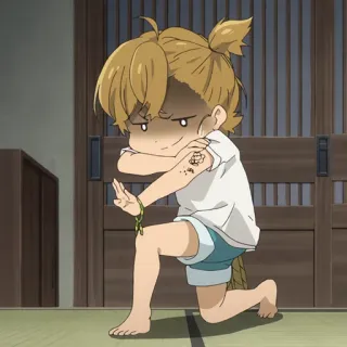 🍭 dde9b334 动漫, 角色, 卡通, 插画 whatsapp sticker