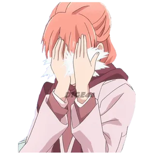 😭 e95a5543 Anime, Traurig, Weinend, Mädchen, Tränen, Emotional telegram sticker