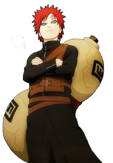 😏 05ed2f18 Gaara Naruto Anime, Manga, Gaara, Naruto, Pasir, Ninja whatsapp sticker