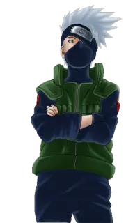 😏 5cd7e7b5 Kakashi Hatake Naruto Anime, Naruto, Kakashi, Ninja, Manga whatsapp sticker