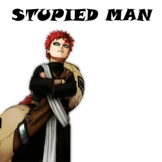 😏 978b30d4 Gaara Naruto Anime, Manga, Gaara, Naruto, Pasir, Ninja whatsapp sticker