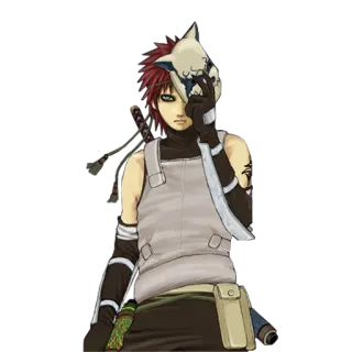 😑 9c0d17e9 Gaara Naruto Anime, Gaara, Naruto, Manga, Pasir, Ninja whatsapp sticker