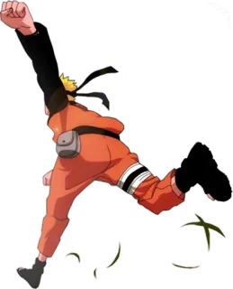 🏃 e816a730 Naruto anime, kartun, karakter, naruto, berlari, aksi, lompat whatsapp sticker