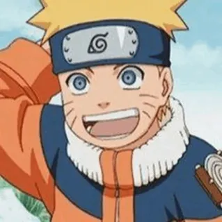 🦊 4573cf91 Naruto Uzumaki Naruto 애니메이션, 만화, 닌자, 만화, 캐릭터, 웃는, 머리 보호대 telegram sticker