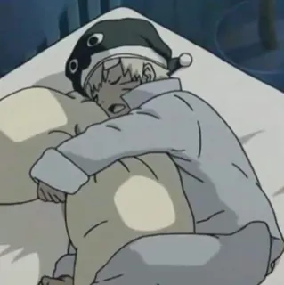 🦊 8937fed8 수면, 자는, 침대, 피곤한, 졸린, 애니메이션, 만화 telegram sticker