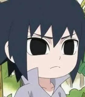 🌟 979d0a62 Sasuke Naruto 애니메이션, 만화, 사스케, 나루토, 치비, 스티커, 만화 telegram sticker