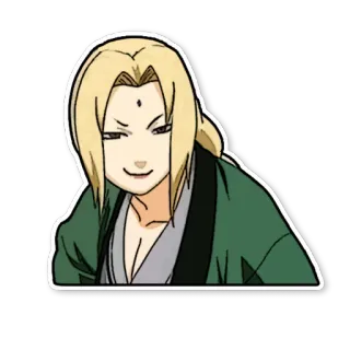 😄 7bc1f27b Tsunade Naruto Anime, Tsunade, Naruto, Phim hoạt hình telegram sticker