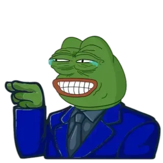 🔫 c0d6406e Pepe the Frog Meme, Pepe, Grenouille, Meme internet telegram sticker