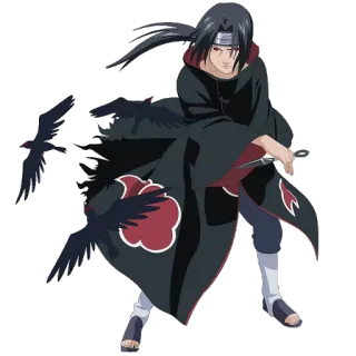 🔪 57921c1d Itachi Uchiha Naruto アニメ, ナルト, イタチ, うちは, 忍者, 手裏剣, 漫画 telegram sticker