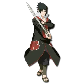 ⚔ 70ada0f6 Sasuke Uchiha Naruto サスケ, アニメ, 剣, 忍者, ナルト, うちは, 暁, マンガ telegram sticker