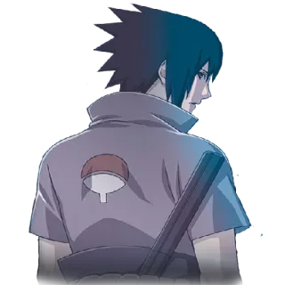 ☺️ 1e47f105 Sasuke Uchiha Naruto anime, manga, sasuke, uchiha, naruto, ninja, character whatsapp sticker