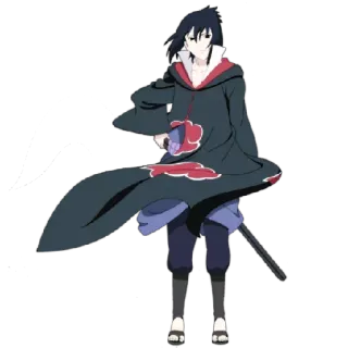 😐 24caae63 Sasuke Uchiha Naruto anime, manga, naruto, sasuke, uchiha, akatsuki whatsapp sticker