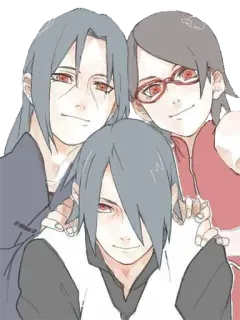 😁 2cf90ac5 Itachi Uchiha Naruto anime, naruto, uchiha, fanart, manga, family whatsapp sticker