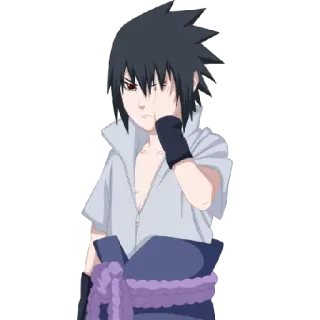 🤕 9cc183e9 Sasuke Naruto anime, manga, sasuke, naruto, uchiha, ninja whatsapp sticker