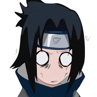 😵 dc34b824 Sasuke Naruto anime, manga, funny, cartoon, Sasuke, Naruto whatsapp sticker