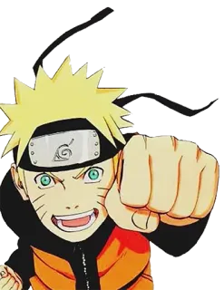 👊 f1216426 Naruto anime, manga, naruto, cartoon, ninja, uzumaki, character whatsapp sticker