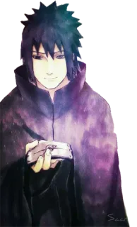 ☺️ f34f9f6e Sasuke Uchiha Naruto anime, manga, Sasuke, Uchiha, Naruto, character, ninja whatsapp sticker