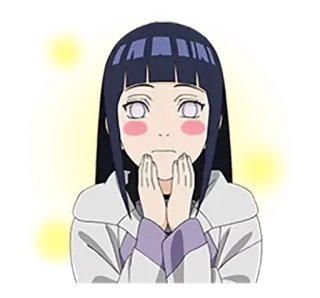 ⚡️ f6562e73 Hinata Hyuga Naruto アニメ, 内気, 可愛い, 忍者, 日向 telegram sticker