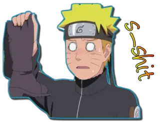😰 16ac722d Naruto S-Shit naruto, anime, manga, boot, embarrassed telegram sticker