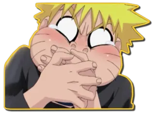 🤢 257717eb Naruto Uzumaki Naruto anime, manga, crying, sad, emotion, character telegram sticker