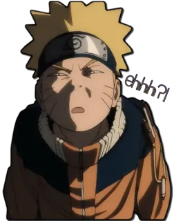 😑 6f31cf21 Naruto Uzumaki Naruto ehhh?! anime, cartoon, character, naruto, uzumaki, manga, ehhh telegram sticker