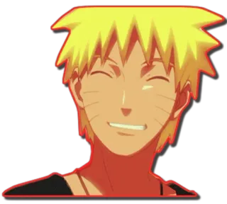 😁 9aabaa50 Naruto anime, manga, Naruto Uzumaki, ninja, smiling, cartoon telegram sticker