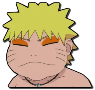 😑 ca24981b Naruto Uzumaki Naruto Naruto, anime, manga, chibi, cartoon, sticker telegram sticker