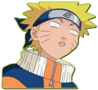 😰 e1d6219b Naruto anime, naruto, sticker, funny, cartoon telegram sticker