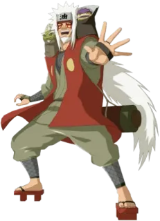 💯 536288c2 Jiraiya Naruto 自来也, 鸣人, 动漫, 漫画, 忍者, 仙人 telegram sticker
