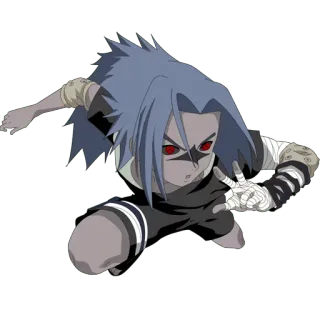 😡 12cc335f Sasuke Uchiha Naruto anime, manga, ninja, Sasuke, Uchiha, Naruto telegram sticker