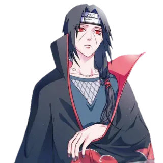 😎 dde9694f Itachi Uchiha Naruto Anime, Manga, Ninja, Uchiha, Itachi, Naruto, Fanart telegram sticker