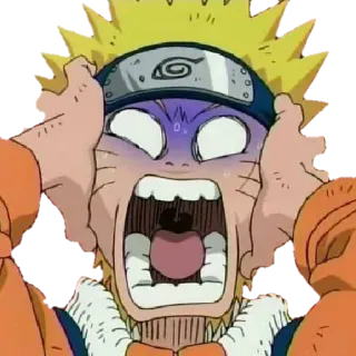 😱 e8f474a6 Naruto Uzumaki Naruto Anime, Manga, Szok, Zaskoczenie, Kreskówka, Naruto, Uzumaki telegram sticker