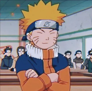 🍜 d0981bed Naruto 애니메이션, 나루토, 만화, 캐릭터, 웃는 telegram sticker