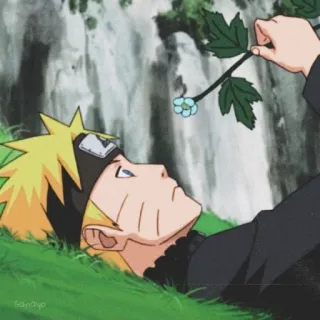 🍜 f63db842 Naruto 애니메이션, 나루토, 캐릭터, 꽃, 풀, 자연 telegram sticker
